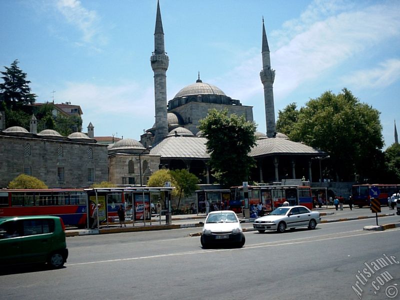 Mihrimah Sultan Mosque made by Ottoman located in Uskudar coast of Istanbul city of Turkey.
