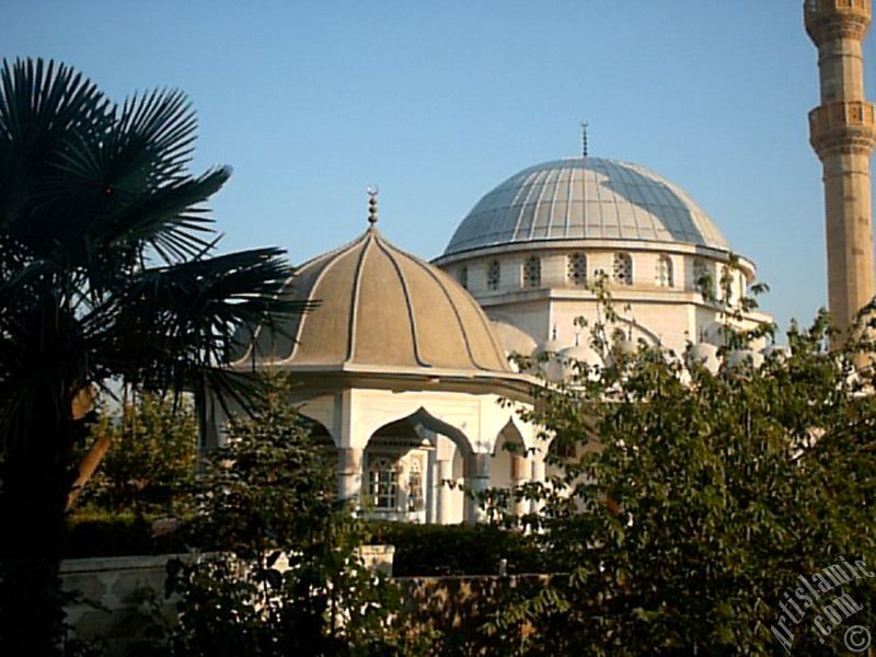 View of Ansar Mosque in Gokcedere Village in Yalova city of Turkey.
