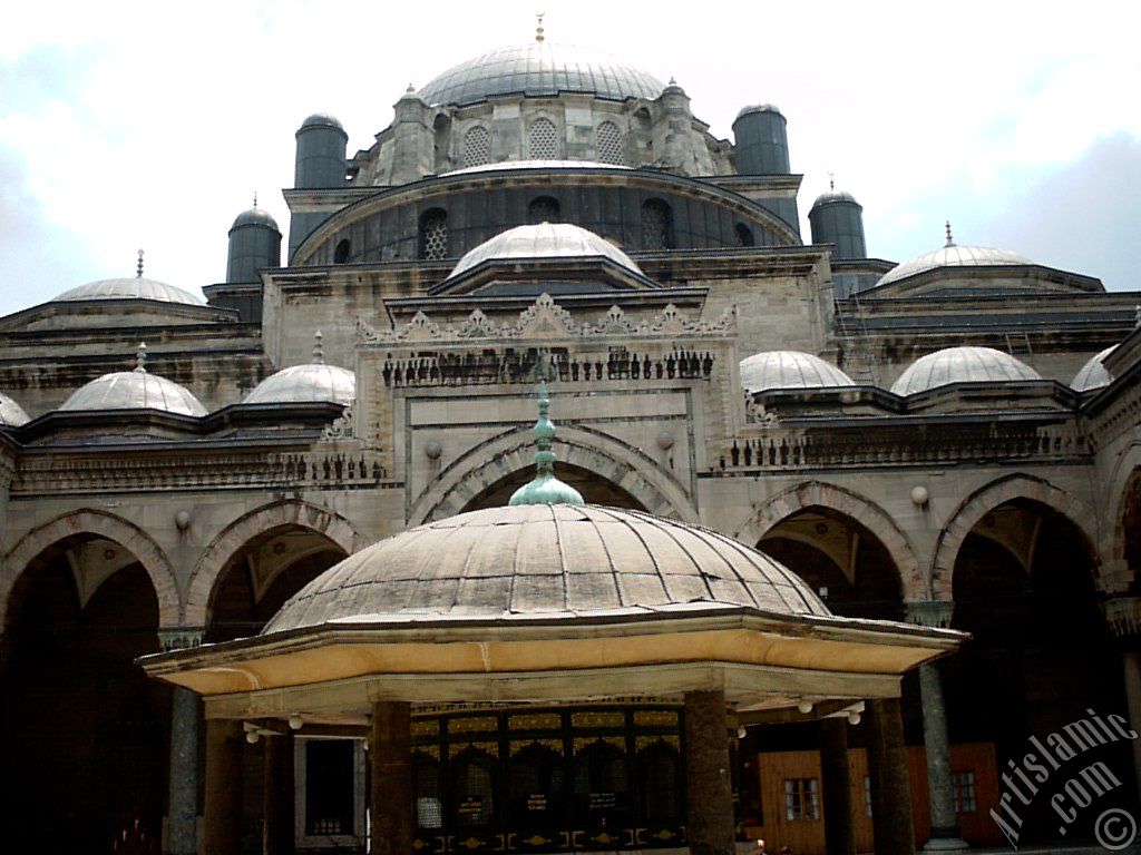 Beyazit Mosque located in the district of Beyazit in Istanbul city of Turkey.
