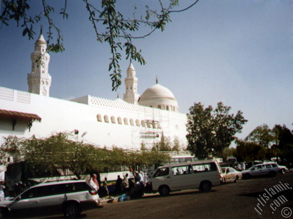 Masjed (mosque) Kuba in Madina city of Saudi Arabia.
