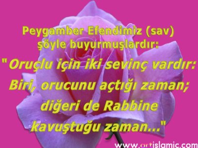 Bu Hadis-i �er�fin kaynaklar�: Buh�r�, Savm 2,9, Lib�s 78; M�slim, S�y�m 164, {1151}; Muvatta, S�y�m 58, {1,310}; Eb� Davud, Savm 25, {2363}; Tirmiz�, Savm 55, {764}; Nes��, S�y�m 41 {2,160-161}; �bn-i M�ce, S�y�m 1, {1638}, Edeb 58, {3823}