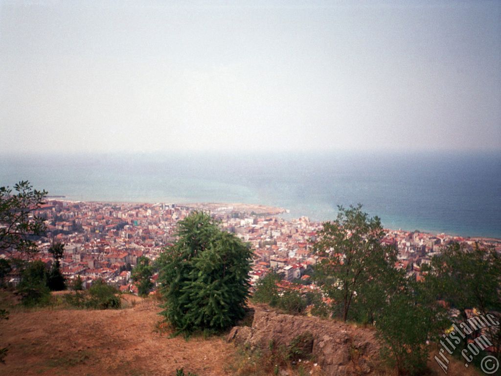 View of Trabzon city in Turkey.
