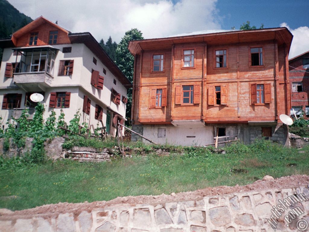 View of Ayder high plateau and spa located in Rize city of Turkey.
