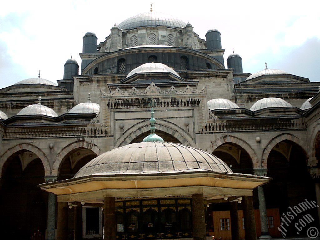 Beyazit Mosque located in the district of Beyazit in Istanbul city of Turkey.
