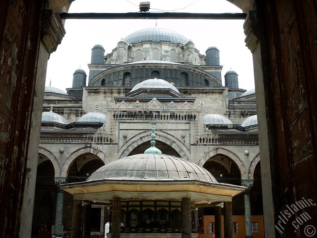 Beyazit Mosque located in the district of Beyazit in Istanbul city of Turkey.
