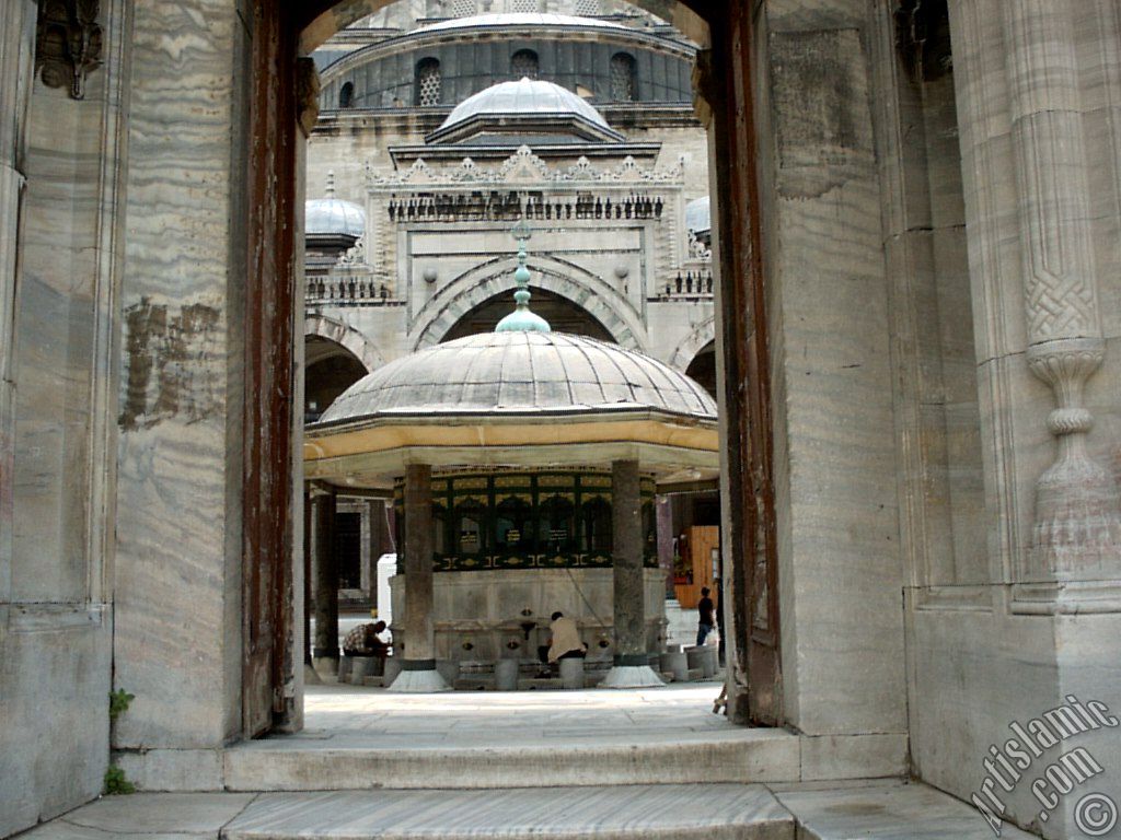 Beyazit Mosque located in the district of Beyazit in Istanbul city of Turkey.
