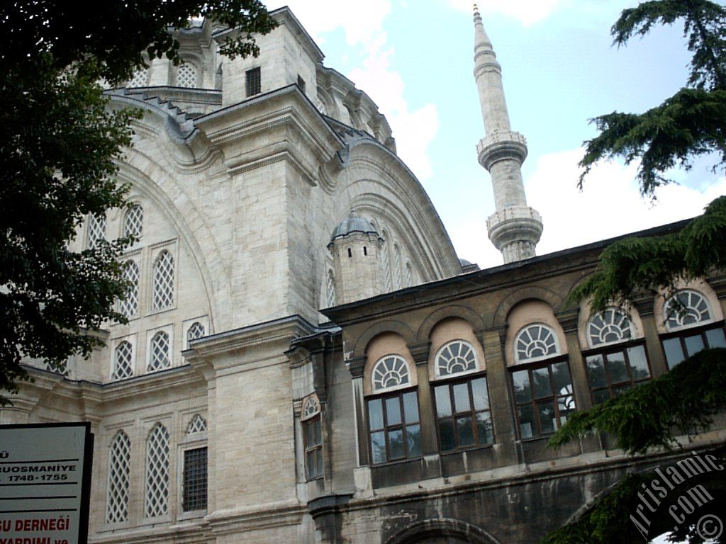 Nuruosmaniye Mosque in Beyazit district in Istanbul city of Turkey.
