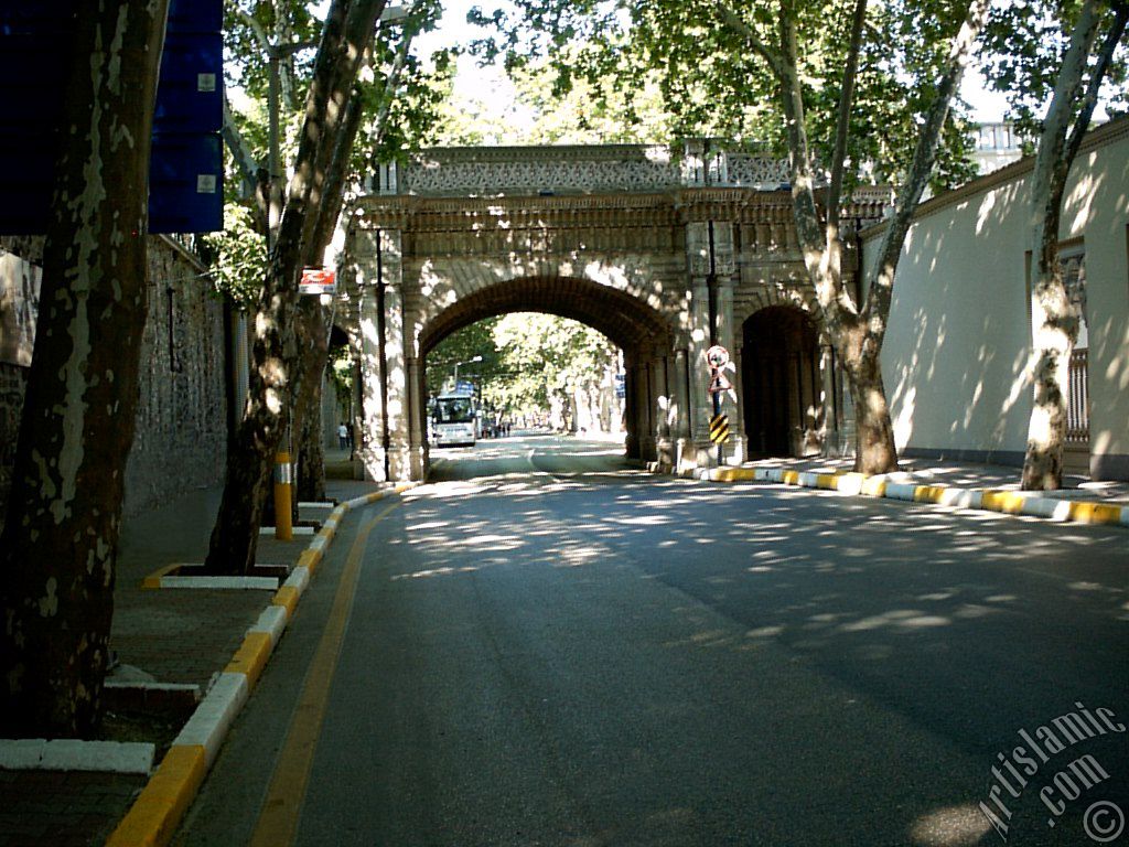View towards Ortakoy district from the way of Besiktas-Ortakoy in Istanbul city of Turkey.
