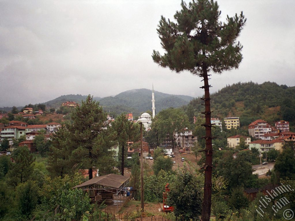 View of Termal-Gokcedere Village in Yalova city of Turkey.

