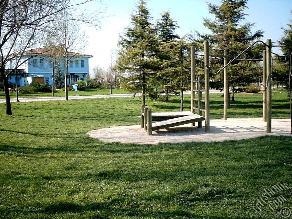 View of Botanical Park in Bursa city of Turkey.
