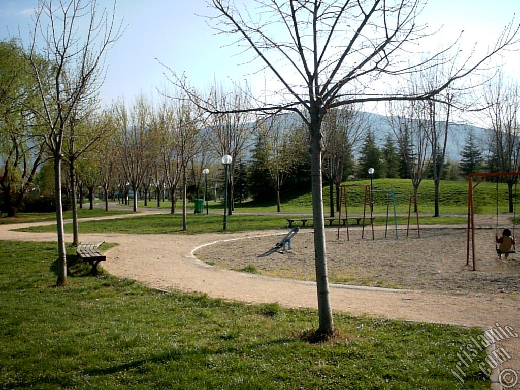View of Botanical Park in Bursa city of Turkey.
