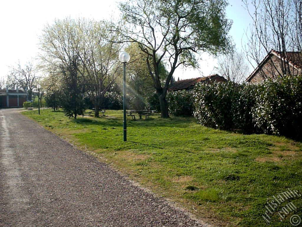 View of Botanical Park in Bursa city of Turkey.
