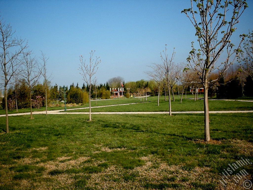 View of Botanical Park in Bursa city of Turkey.
