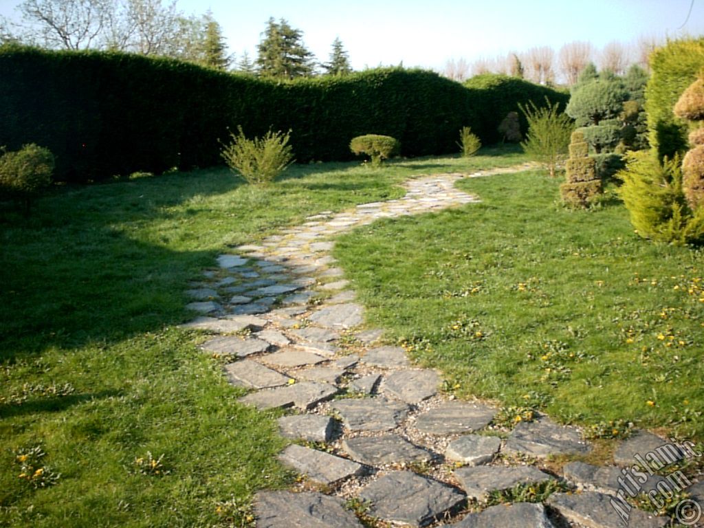 View of Botanical Park in Bursa city of Turkey.
