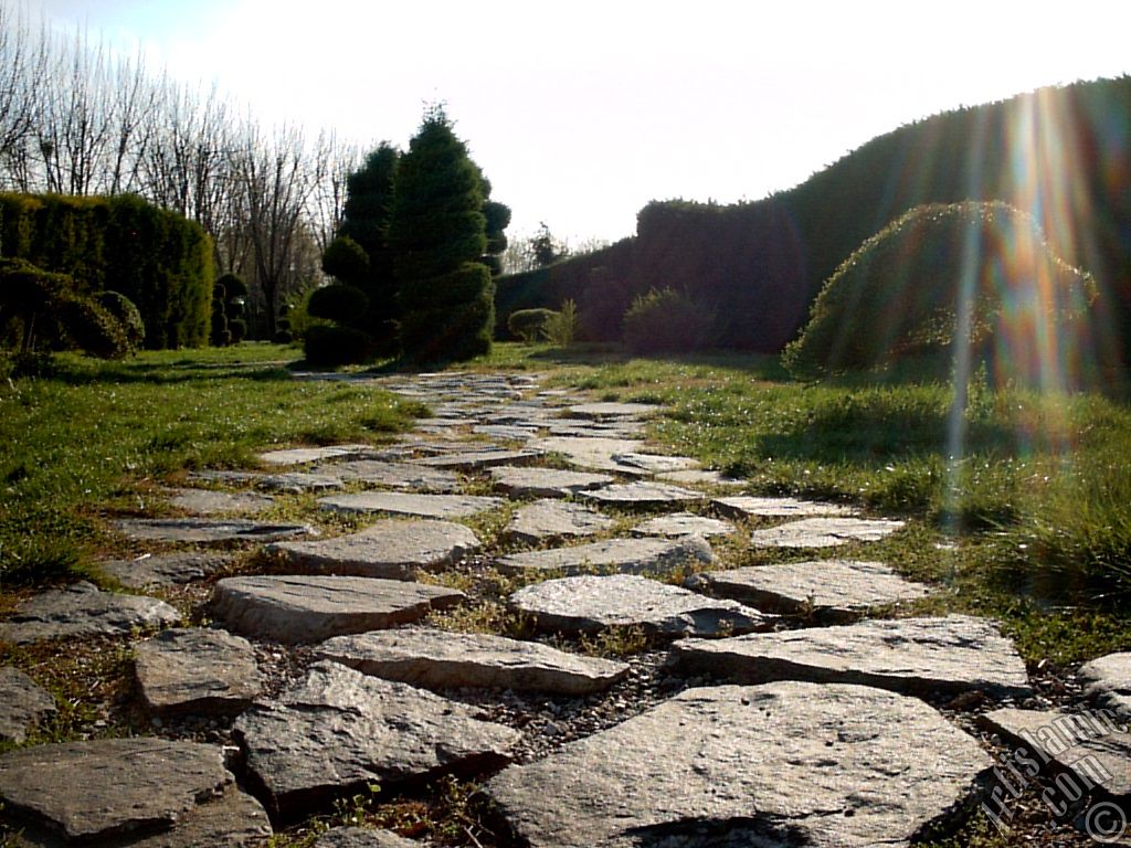 View of Botanical Park in Bursa city of Turkey.
