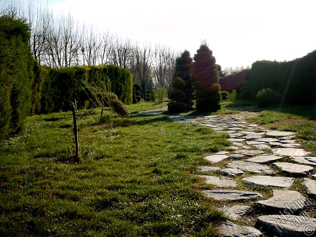 View of Botanical Park in Bursa city of Turkey.
