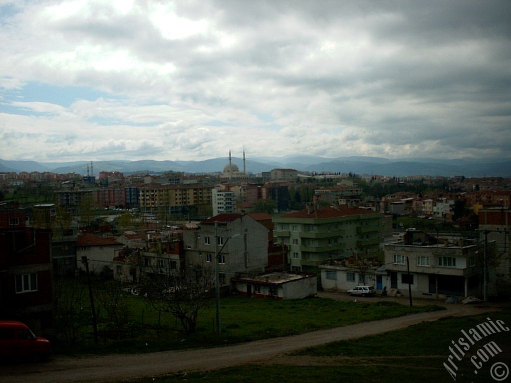View of Hamitler district in Bursa city of Turkey.

