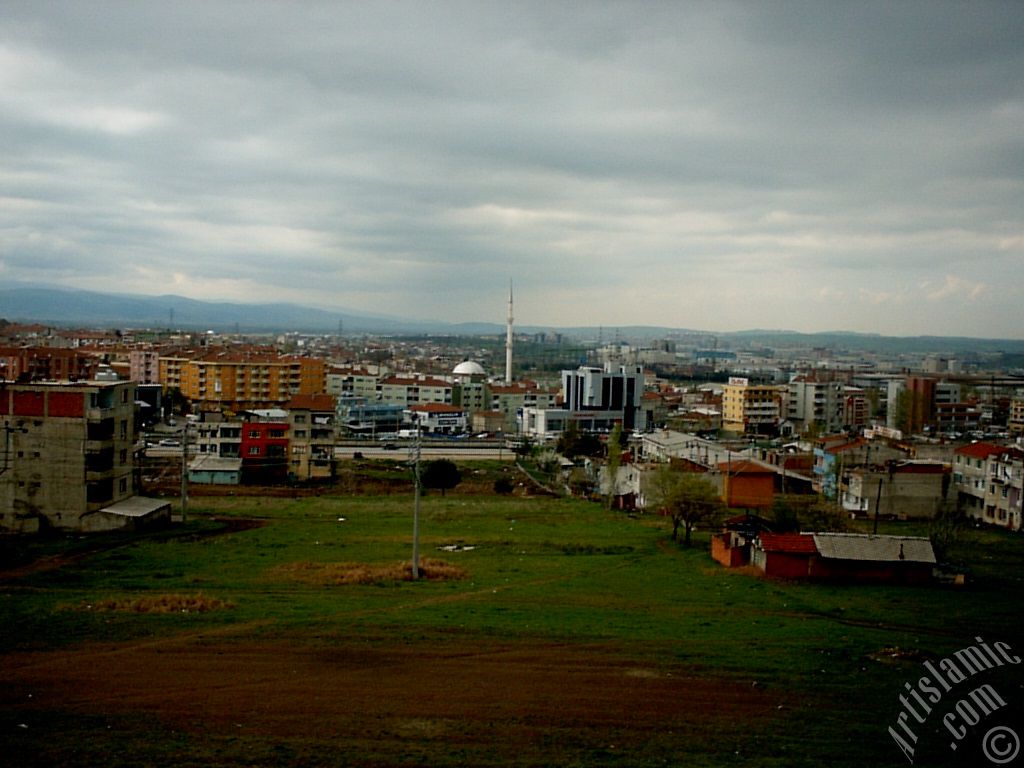 View of Hamitler district in Bursa city of Turkey.
