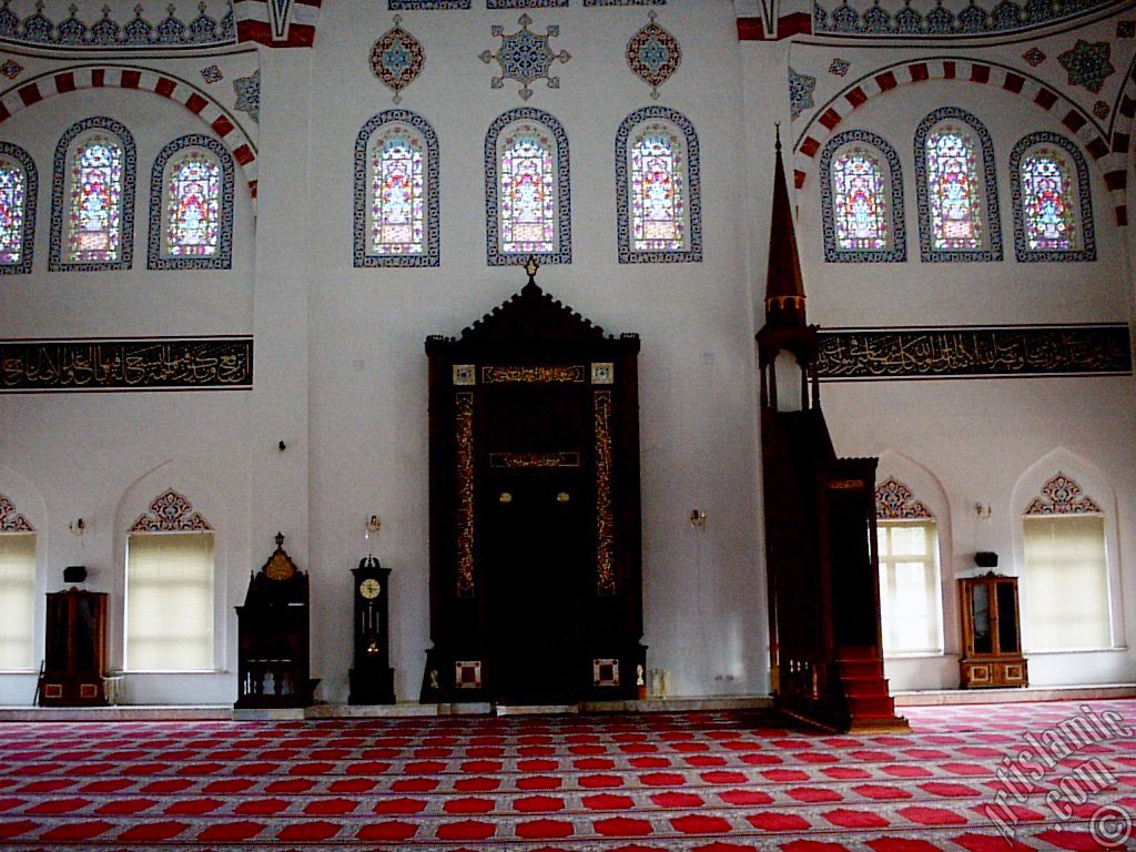 View of the Theology Faculty`s mosque in Bursa city of Turkey.
