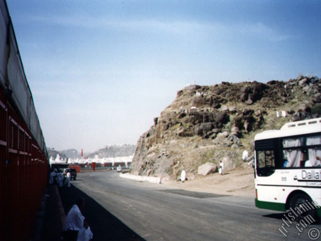 View of the region of Mina in Mecca city of Saudi Arabia where the pilgrims stay before and after they go Arafah.
